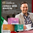 Caffè Garibaldi Donut Shop Coffee Pods, Single-Serve Capsules for Keurig K-Cup Brewers, Single Serve Cups with 100% Arabica Blend, 72 Count Recyclable Coffee Pods - Light Roast