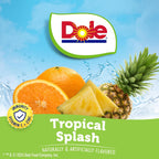 Dole Tropical Splash Liquid Water Enhancer - Sugar Free & Delicious, Makes 160 Flavored Water Beverages - Pack of 4