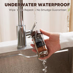 Yangbaga 24Pcs Glass Spice Jars with Labels-4OZ Wood Lid Square Spice Containers with Pepper Grinder Lids &Funnel,Seasoning Jars for Rack Cabinet Drawer