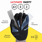 Quest Protective Apparel Cut Resistant Gloves - Puncture Resistant Cutting Gloves Work - Constructed with Graphene Technology