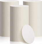 TaoBary 600 Pcs Disposable Paper Coasters Bulk 1MM, 4 Inch Round Cardboard Coasters Blank for Bar Drinks DIY Crafts Arts Wedding (White)