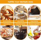 Marble Cutting Board For Kitchen, Pastry Board, Black Marble Slab Gift With Non-Slip Feets, 16x16 Inch, Pack Of 1 Piece