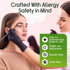 Inspire HEAVY DUTY ORIGINAL Stretch Nitrile Black Gloves Disposable Latex Free | Food, Mechanic, 6mil Black or 8 Mil Orange