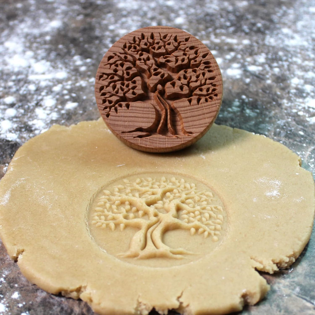 Wood Cookie Stamp, 2.5 Inch (Old Tree CS-005)