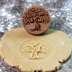 Wood Cookie Stamp, 2.5 Inch (Old Tree CS-005)