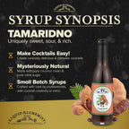Liquid Alchemist Tamarind Syrup for Cocktails - Real Ingredients Make our Tamarindo Syrup the Perfect Spicy Margarita Mix - Made with Fresh Tamarind Puree & All Natural Tamarind Concentrate (12 oz)