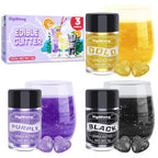 Edible Glitter Set, 3 Colors Luster Dust Edible Glitter, Food Grade Metallic Food Decorating Sprinkle Dust for Drinks Wine, Powder Glitter for Fondant, Chocolate, Candy, Cookie, 5g/0.18oz, Vegan