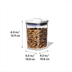 OXO Good Grips Pet POP – 1.1 Qt/1 L | Ideal for up to 1lb of treats | Airtight Dog and Cat Food Storage Container | BPA Free