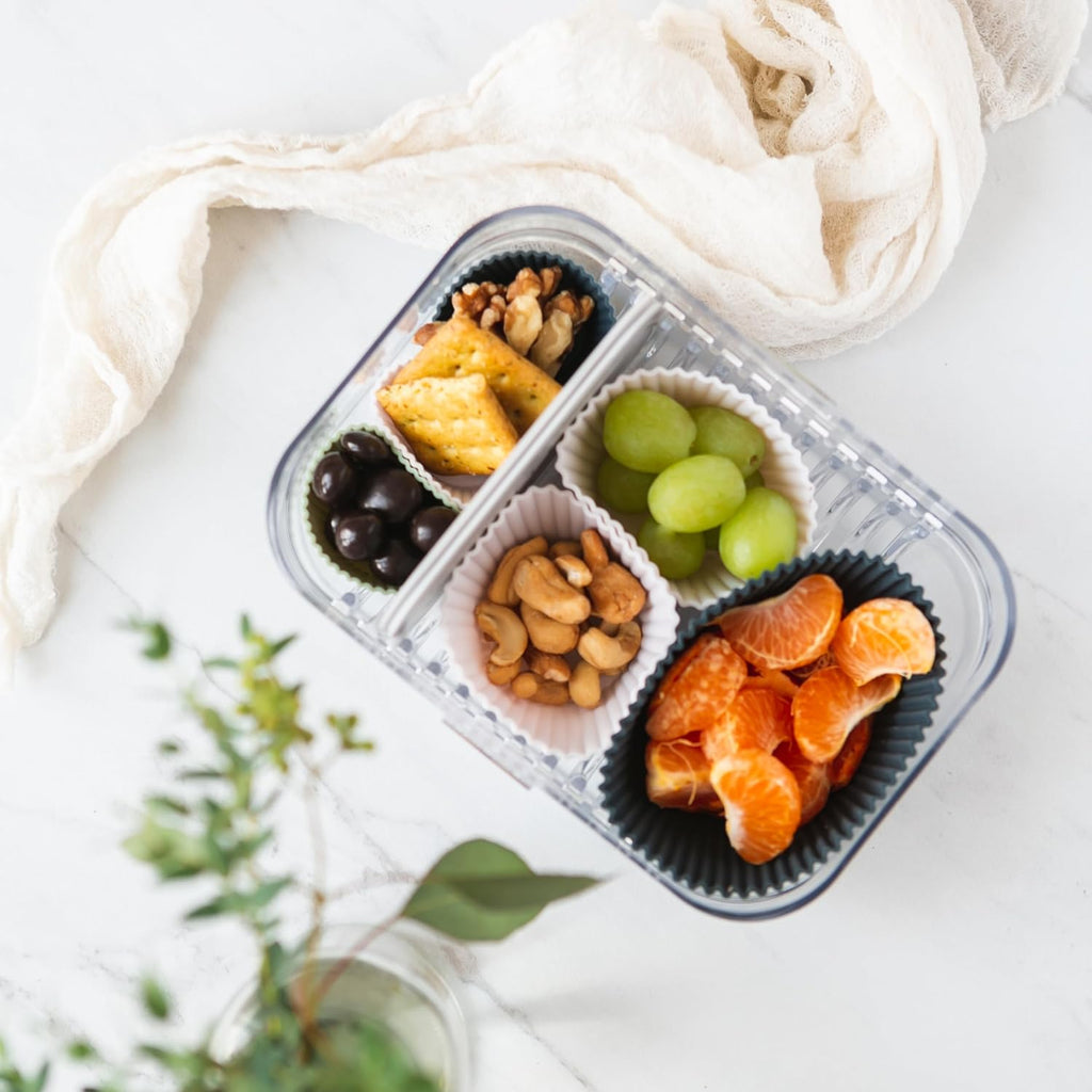 The Silicone Kitchen Reusable JUMBO Silicone Baking Cup, Non-Toxic, BPA Free, Dishwasher Safe, Jumbo, 12 Pack, White Blue Green