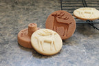 Wood Cookie Stamp, 2.5 Inch (Reindeer CS-050)