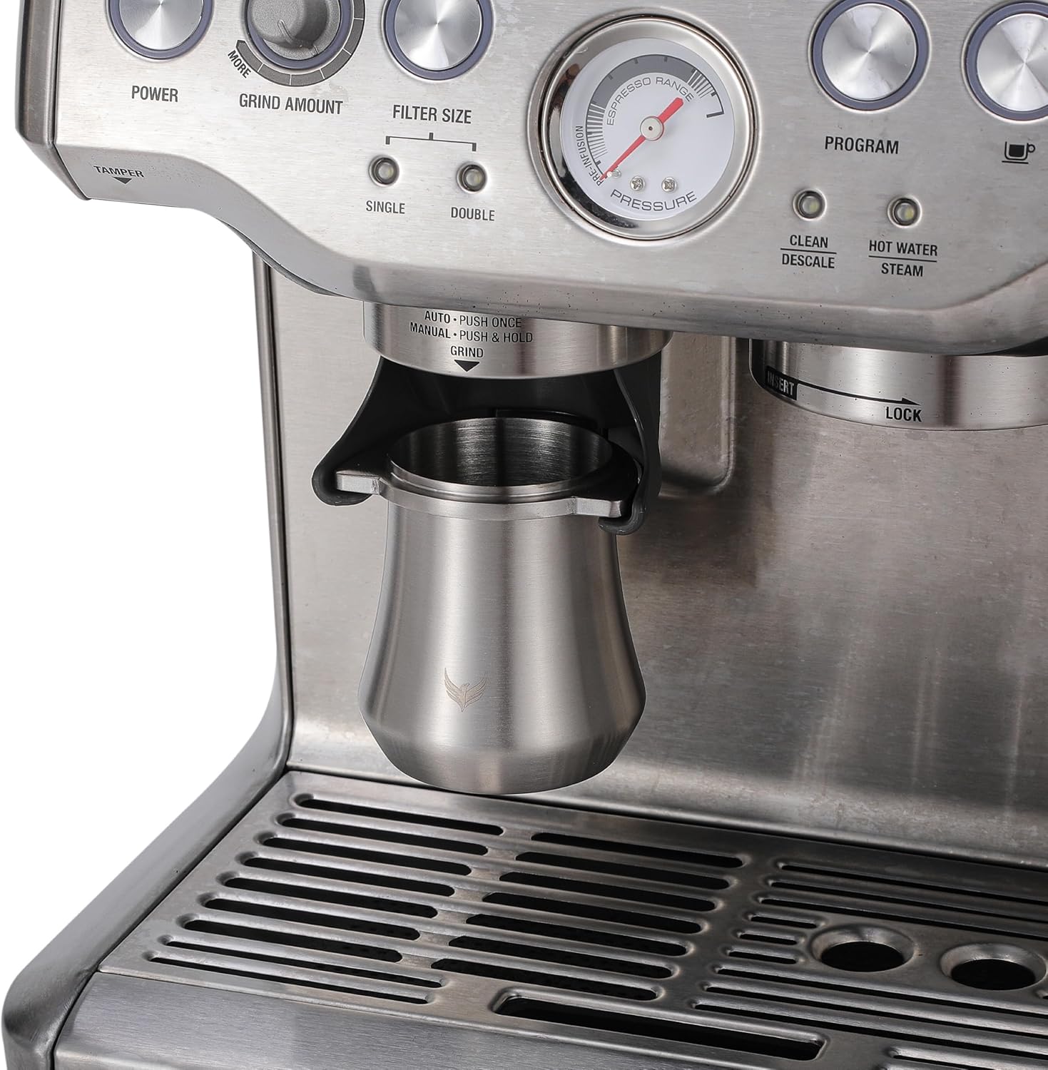 Espresso Accessory Kit for Breville - Tamping Station, Stainless Steel Dosing Cup, Bottomless Portafilter, Distribution Tool, 30lb Tamper