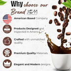 54mm Bottomless Portafilter 3 Ears Black Rosewood Handle Set– Fits Breville Barista Express, Bambino, Impress, Duo Temp Pro and Infuser – Includes 18g Filter Basket & 1.7mm Puck Screen