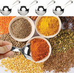 6-Piece Small Stainless Steel Spice Spoons - Canister Scoops for Condiments, Honey, Coffee, Tea, Salt, Jam, Mustard & Ice Cream
