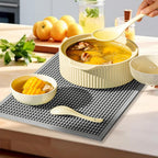 2 Pack Bar Mat, Home Bar Tool Drying Mats, Bar Accessories for The Home Bar Set 18''x12''（Gray） for Bars, Outdoor Camping, Bar for Home