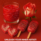 Bulk 20g Red Edible Glitter for Drinks | Premium Edible Glitter for Cakes, Cocktails, Red Cake Decorating Decorations Food Grade, Vegan, Kosher, Halal, Gluten Free - Made in USA