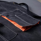 Canvas Aprons for Men Chef Apron, Work Apron with Large Pockets - 16oz Heavy Duty Cross Back, BBQ, Cooking