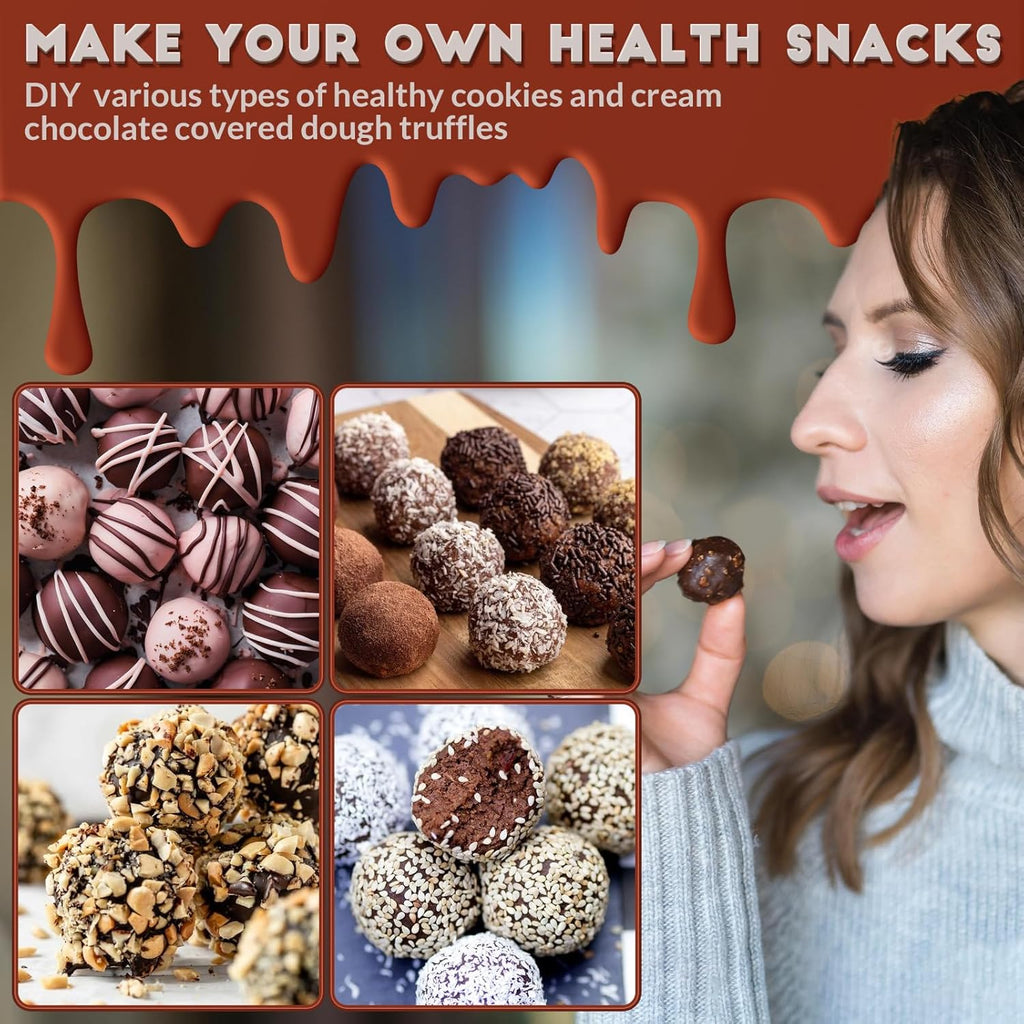 HKNMTT Silicone Semi-Sphere Molds 24 Cavities 2-Pack 1.2" for Chocolate Truffles Jelly Fat Bombs Gelatina, Small Baking Round Half Sphere Candy Moulds, Homemade Freeze Food Grade BPA Free Oven Safe