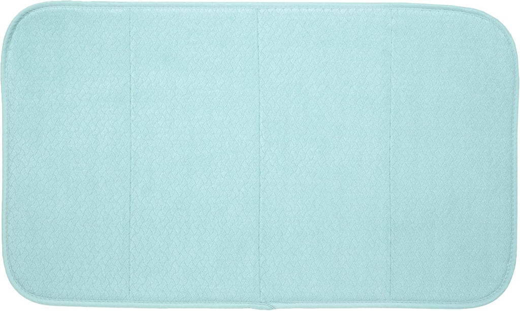 All-Clad Premium Reversible Dish Drying Mat for Kitchen: 16" x 28" Ultra-Absorbent, Long-Lasting, No Condensation, and Oversized for Large Pots and Pans - 1 Pack, Rainfall