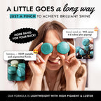 MONÉGASQUE Teal Blue Edible Glitter for Drinks 15g – Halloween Edible Glitter for Cakes & Cocktails – Cocktail, Cake, & Cupcake Luster Dust Spray – Teal Food Coloring & Drink Decorations Sprinkles