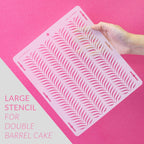 Large and Tall Cake Decorating Stencil (RAMPAI)