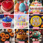 Gel Food Coloring 12 Colors Set for Cake Decorating,Cherrysea Edible Food Dye for Baking Royal Icing Cookie Supplies Gluten Free Food Grade Food Coloring Gel Kits, 0.25 Fl. Oz/Bottles