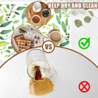 Dish Drying Mat Watercolor Green Leaves Coffee Bar Mat for Countertop Absorbent Hide Stain Rubber Backed Dish Drainer Rack Pad Espresso Machine Cafe Table Decor 15.7 x 23.6 Inch