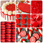 Gel Food Coloring - 3.5 fl.oz Vivid Food Coloring Gel for Baking, Cake Decorating, Cookie, Fondant, Macaron - Tasteless Concentrated Edible Food Color Dye for Icing, Slime, Drinks, DIY Crafts (Red)