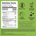 Matcha Latte Instant Bubble Pearl Matcha Milk Tea Kit with Authentic Brown Sugar Tapioca Pearls, Ready in Under One Minute, Paper Straws Included – 3 Servings Yulu Foods