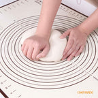 CHEFMADE Silicone Baking Mat, 36" x 24" Extra Thick Large Non-Stick Sheet Mat with Measurement | Non-Slip Reusable Food Grade Flexible Dishwasher Safe｜Making,Cookies,Macarons,Bread,Pastry and Pizza