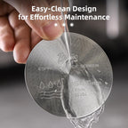 58.5mm Puck Screen - Metal Espresso Puck Screen Reusable Coffee Filter for Espresso Portafilter Filter Basket 58.5mm Thickness 150μm (1pack, 58.5 mm)