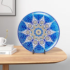 HONGYUTAI 3 Pack 10 Inch Plate Stands for Display Picture - Vinyl Table Top Display, Decorative Metal Frame Holders for Book , Photo and Platter, Tabletop Art, Black 3 Packs