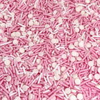 Manvscakes, No Artificial Dyes, Pink Sprinkles, Natural Sprinkles, Gluten Free, Valentine Sprinkles, Pink Cake Decorations, Mothers Day, Baby Shower, Cookies, Fondant Cake, Natural Dessert Toppings, 3