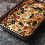 Nonstick Non Toxic 9x13 in Baking Pan for oven | Cake Mold 9 x 13 Non Stick Nontoxic | Carbon Steel Gold Brownies Pans 13x9 inches | Rectangle Brownie Tray 9 by 13 inch | Baking Ware