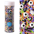 Sweets Indeed Sprinklefetti Monster Mash Sprinkles – 4 oz Jar | Halloween Sprinkle Mix with Candy Eyeballs, Jimmies, Nonpareils & Confetti | Cupcake & Cake Decorations