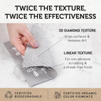 Nordhus Design Swedish Dishcloths,10 Grey Cloths, Made in Sweden - Reusable, Washable Cellulose Cotton Kitchen Cloths - Replace Paper Towels, Wipes, Sponges, Dish Rags