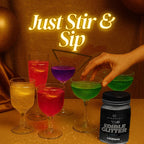 BeePoint Silver Edible Glitter for Drinks 15g - Food Grade, Vibrant Color Shimmer Powdered Dust for Drinks, Cocktails, Cake Decorating, Baking, Chocolates, Candy, Sweets, & Cookies - Vegan & Gluten Free