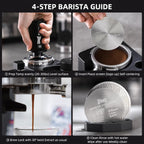 58.5mm Puck Screen - Metal Espresso Puck Screen Reusable Coffee Filter for Espresso Portafilter Filter Basket 58.5mm Thickness 150μm (1pack, 58.5 mm)