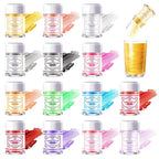 Edible Glitter for Cocktails - 14 Colors Luster Dust Edible Drink Glitter Food Grade Metallic Shimmer Powder Cake Sprinkles for Beverage Chocolate Candy, 5g/Bottle