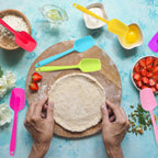 Patelai Silicone Spatulas, 7 Pieces 8.2 Inch Small Rubber Spoon Non Stick Kitchen Spatulas Heat Resistant Flexible Scrapers Baking Tool for Cooking, Mixing, Baking Tools