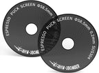 MHW-3BOMBER 58mm Espresso Puck Screen - 0.2mm Ultra Thin Espresso Puck with Round Hole - Reusable Coffee Filter for La Marzocco/Gaggia - Puck Screen 58mm with Titanium Coating FG7049B-OS