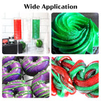 Green Edible Glitter for Cocktails - 6g Green Luster Dust Edible Drink Glitter Food Grade Metallic Shimmer Powder Sprinkles for Beverage Cake Chocolate Candy