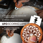 Banneton Proofing Basket Set – 2 Round 9 Inch Unbleached Rattan Baskets with Linen Liners, UFO Bread Lame (4 Blades), Dough Scraper – Sourdough Bread Baking Kit