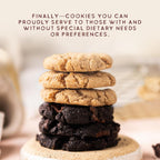 Autumn Sons Baking Co. Gluten Free Double Chocolate Chunk & Oatmeal Cinnamon Cookie Mix Combo Pack. Vegan Plant Based Baking Mix. Free From 11 Common Allergens. 9.3 oz (Pack of 2)