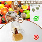 Fresh Fruits Dish Drying Mat for Kitchen Counter Coffee Bar Mat Hide Stain Absorbent Non-Slip Rubber Backed Drying Rack Pad Espresso Machine Coffee Bar Accessories 11.8 x 19.7 Inch