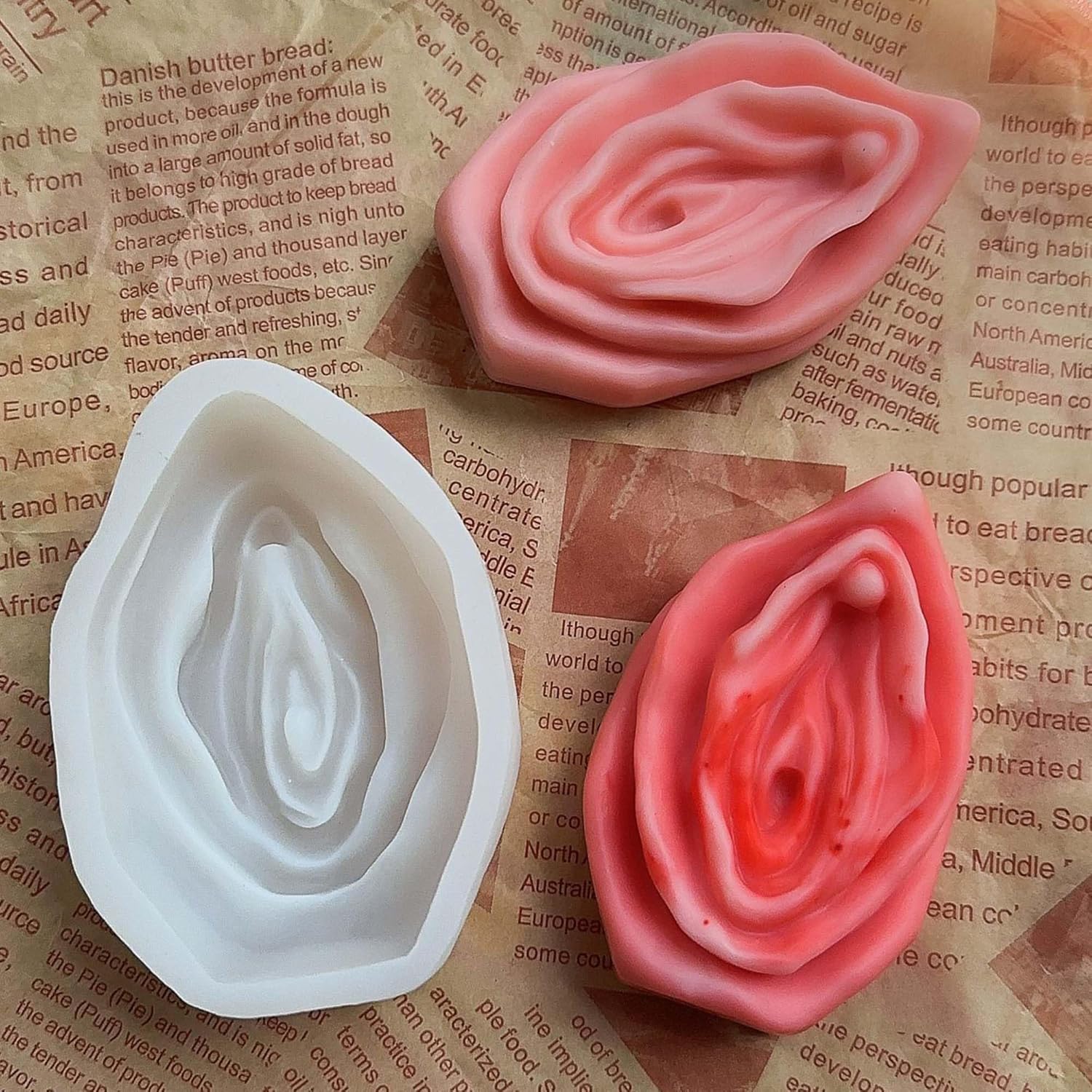 Wave Candle Mold Resin Casting Molds - Jewelry, Candle Making & Craft Supplies - 3D Silicone Mold