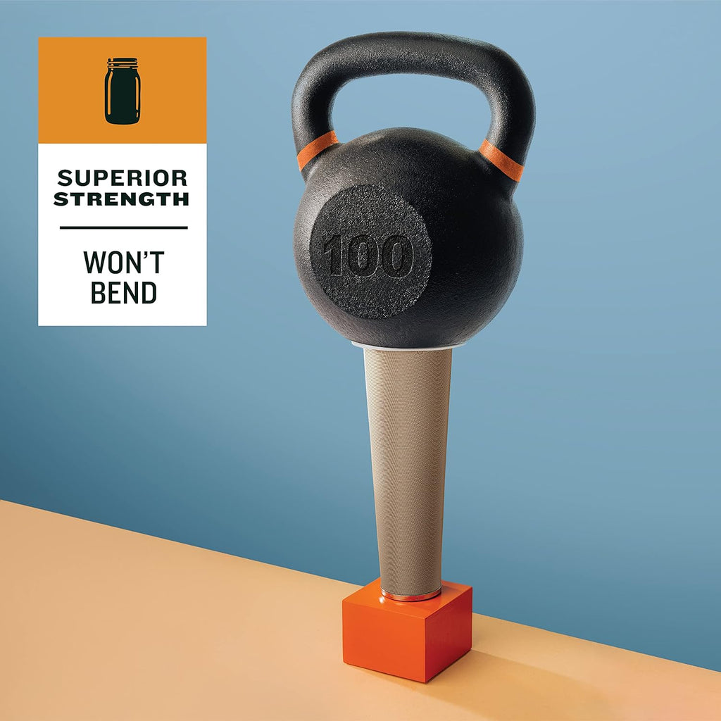 County Line Kitchen Glass Cold Brew Coffee Maker with Lid - Wide Mouth, 2 Quart (64 oz) - Heavy Duty, Leak Proof - Sun & Iced Tea Pitcher, Cold Brew Coffee, Breast Milk Storage, Water - Silver