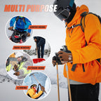 HANDLANDY Winter Insulated Work Gloves, 3M Thinsulate Thermal Water-Resistant Gloves for Men Women Touch Screen, Warm Ski Snowboard Cold Weather Gloves (Brown, Large)