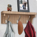 IBosins 30 Pack Heavy Duty Dual Coat Hooks Wall Mounted with 60 Screws Retro Double Hooks Utility Silvery Hooks for Coat, Scarf, Bag, Towel, Key, Cap, Cup, Hat