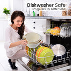 3 Plastic Mixing Bowls with Pour Spout,Lids and TPR Non-Slip Bottom,3Qt,2Qt,1.5Qt,Nesting Bowl Set for Kitchen Prep,Baking,Storage,Batter,Small,BPA free,Dishwasher Safe,Easy to Grip,White