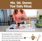 OM MUSHROOM SUPERFOOD Coffee Latte Blend Mushroom Powder, 8.47 Ounce Canister, 30 Servings, Lion's Mane, Cordyceps, Reishi, Chaga, Energy & Mental Clarity Support Supplement